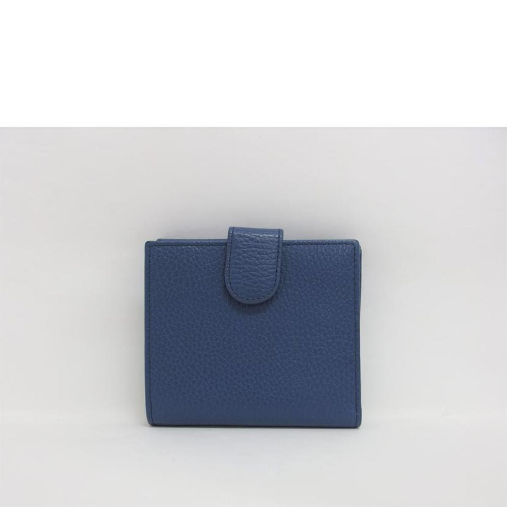 Gucci Interlocking G W Hook Bi-Fold Wallet Blue - image 2